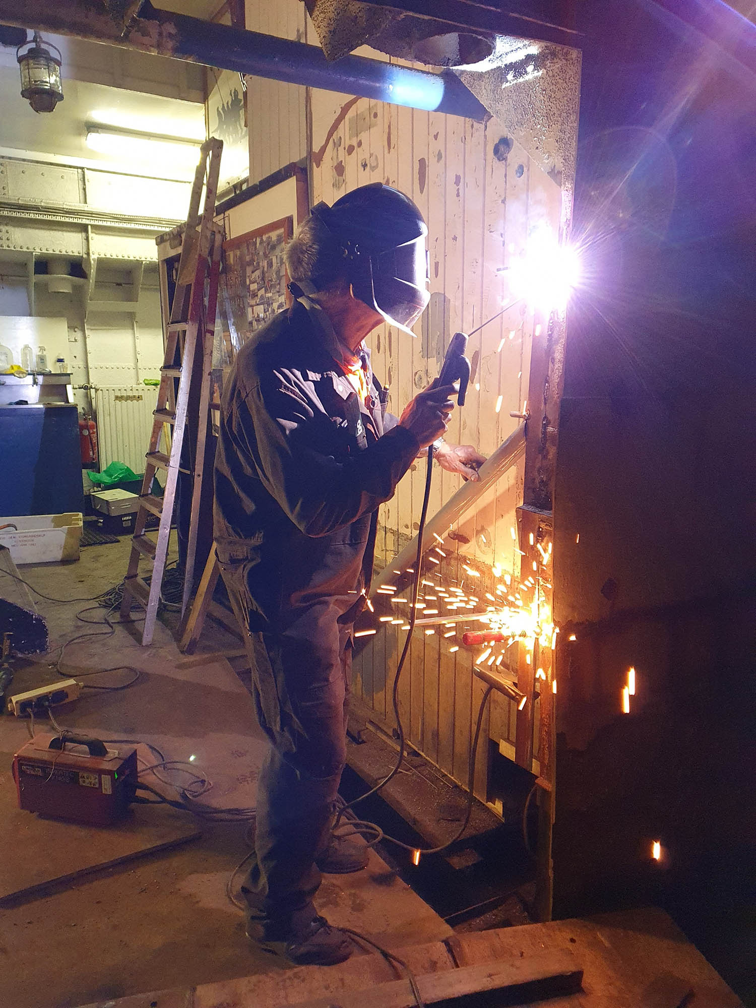 Montage DX aanlaspaumelle